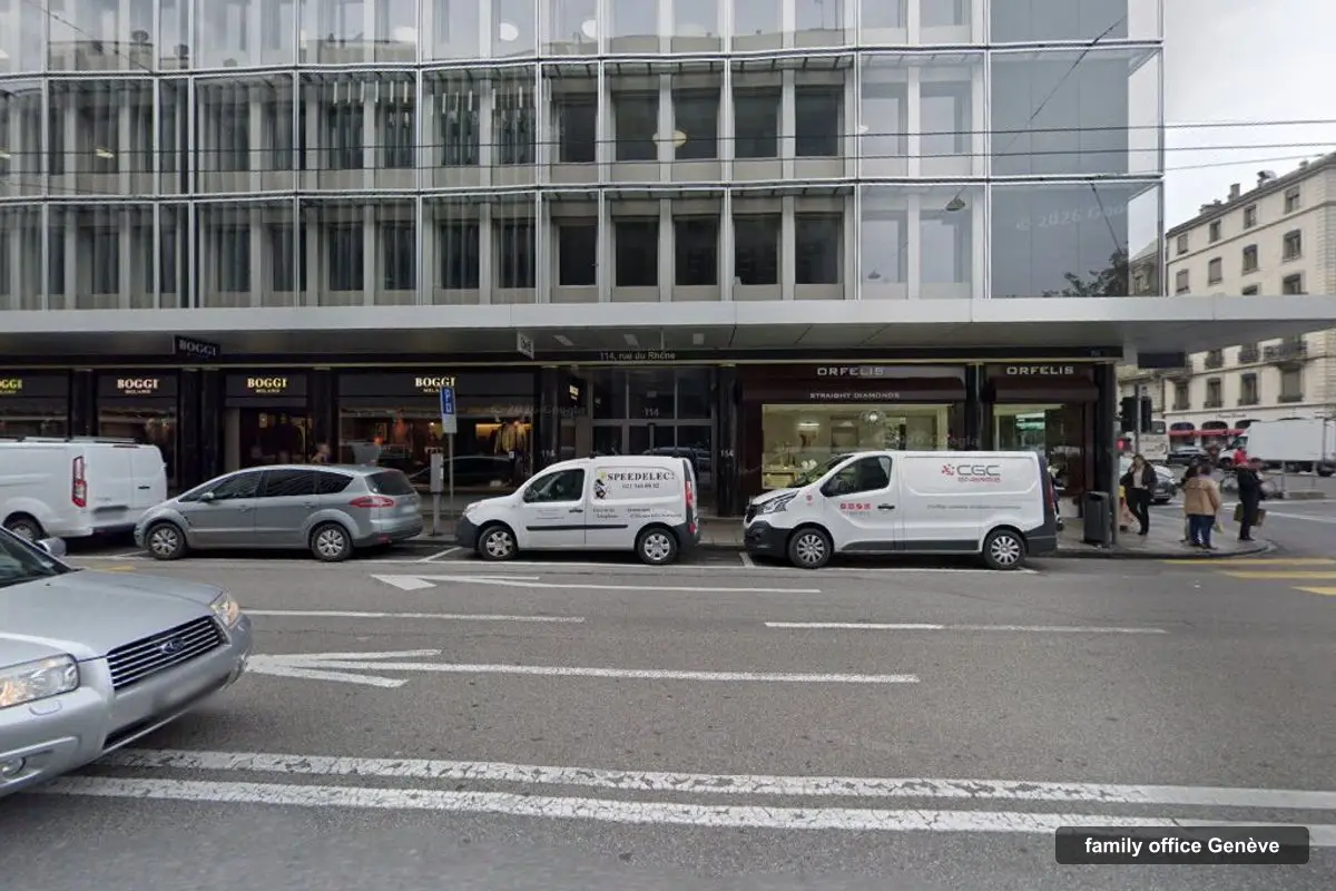 Immeuble des bureaux de 1788 Capital, Rue du Rhône 114 à Genève