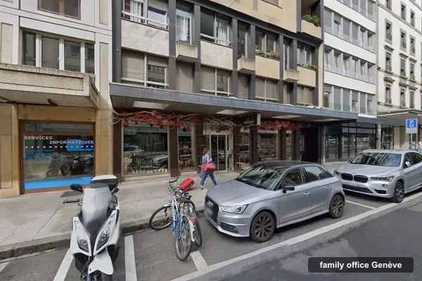 Immeuble des bureaux de 3T Family Office, Rue du Conseil-Général 16 à Genève