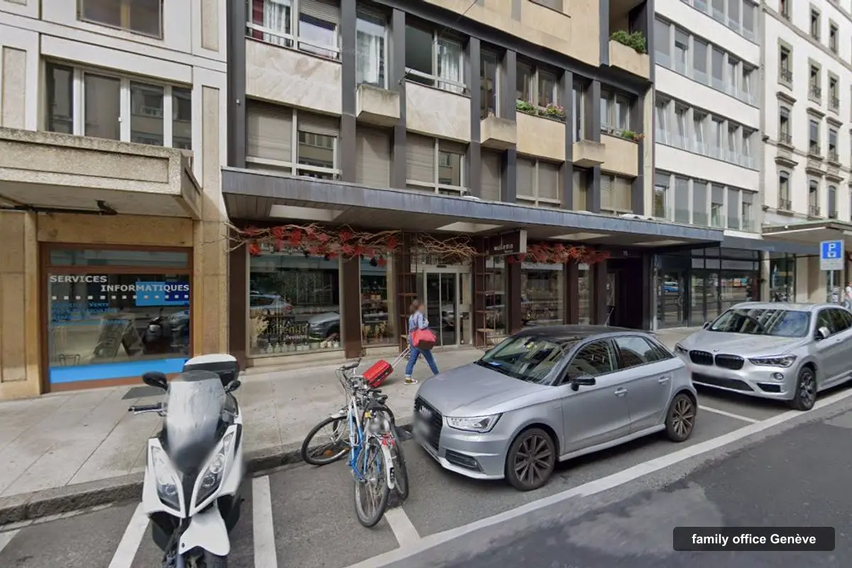 Immeuble des bureaux de 3T Family Office, Rue du Conseil-Général 16 à Genève