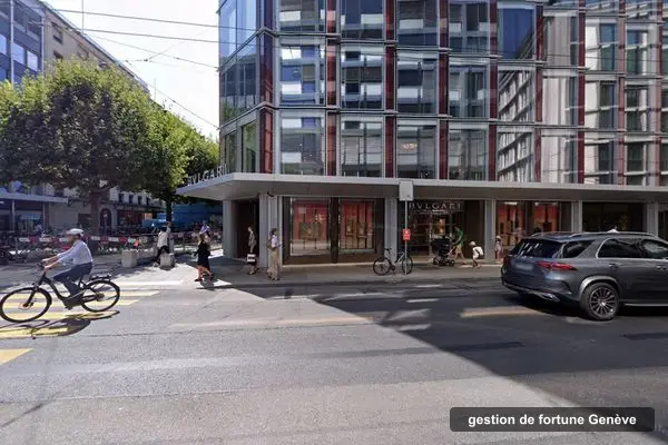 Immeuble des bureaux de Ace & Company, rue du Rhône 30 à Genève