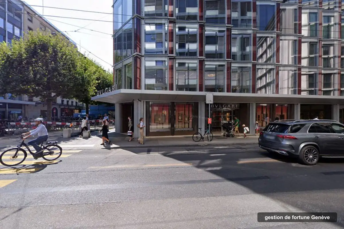 Immeuble des bureaux de Ace & Company, rue du Rhône 30 à Genève
