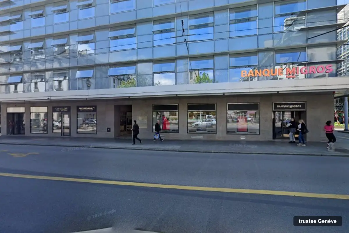 Immeuble des bureaux de Alpine Trustees, Rue du Mont-Blanc 7 à Genève