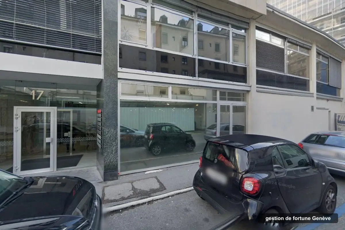 Building of Atlantic Gestion's offices, rue des Pierres-du-Niton 17, Genève