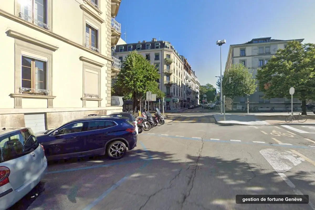 Immeuble des bureaux de Auris Wealth Management, Boulevard des Philosophes 15 à Genève
