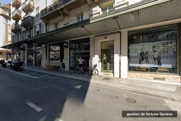 Immeuble des bureaux de AV Management, rue Claudine-Levet 7 à Genève