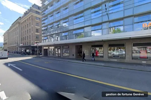 Immeuble des bureaux de AVR Capital, Rue du Mont-Blanc 7 à Genève