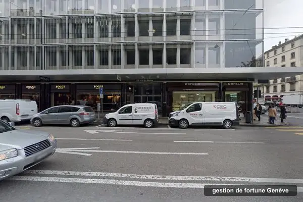 Immeuble des bureaux de Azure Wealth Switzerland, Rue du Rhône 114 à Genève