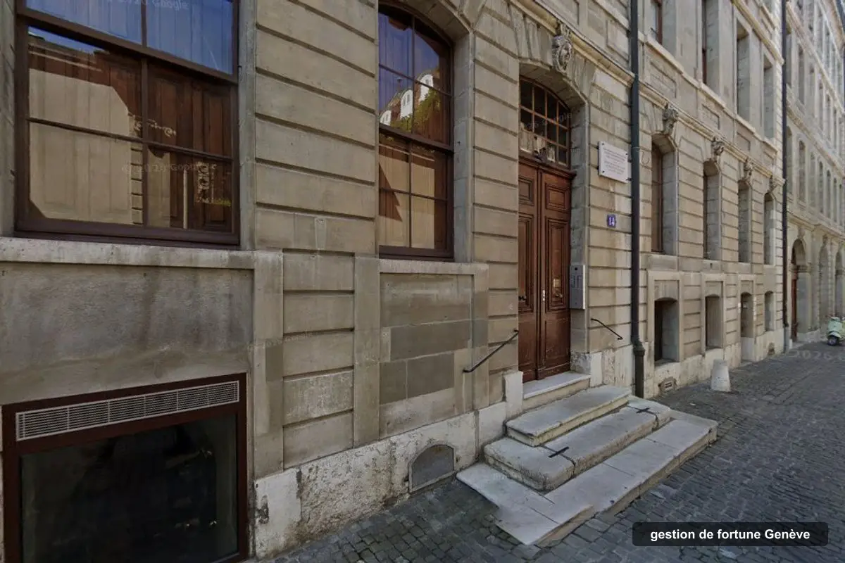 Building of B Capital's offices, rue Jean-Calvin 14, Genève
