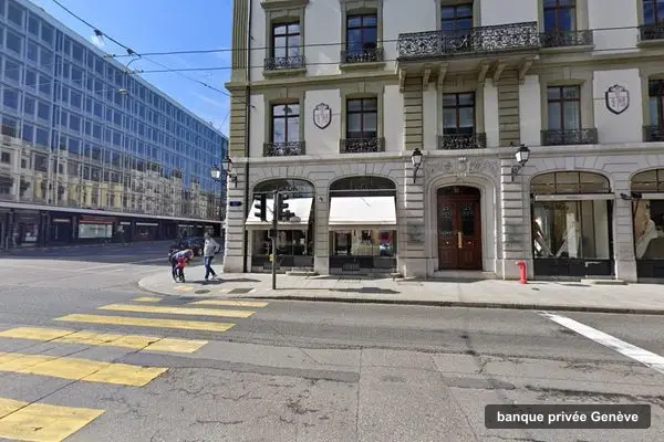 Immeuble des bureaux de Banque Eric Sturdza, Rue du Rhône 112 à Genève