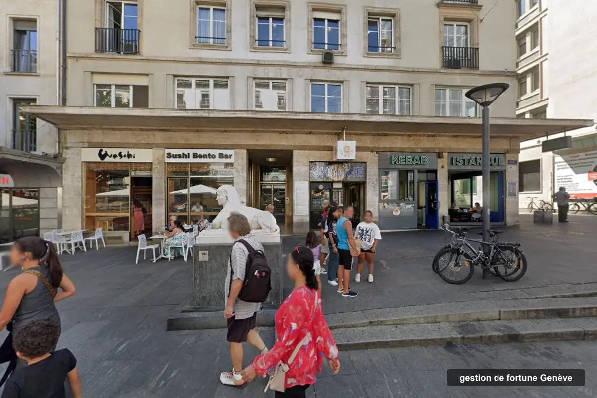 Immeuble des bureaux de BO'H, rue du Mont-Blanc 21 à Genève