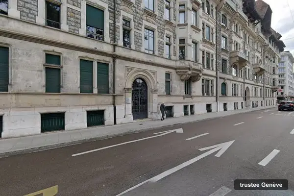 Immeuble des bureaux de Butterfield Trust (Switzerland), boulevard des Tranchées 16 à Genève
