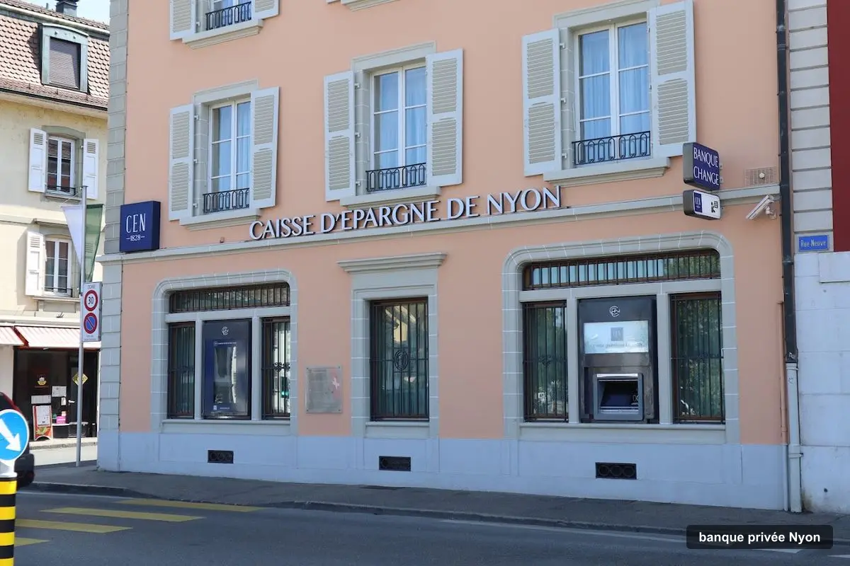 Caisse d'Epargne de Nyon société coopérative, banque (desk gestion de fortune) à Nyon