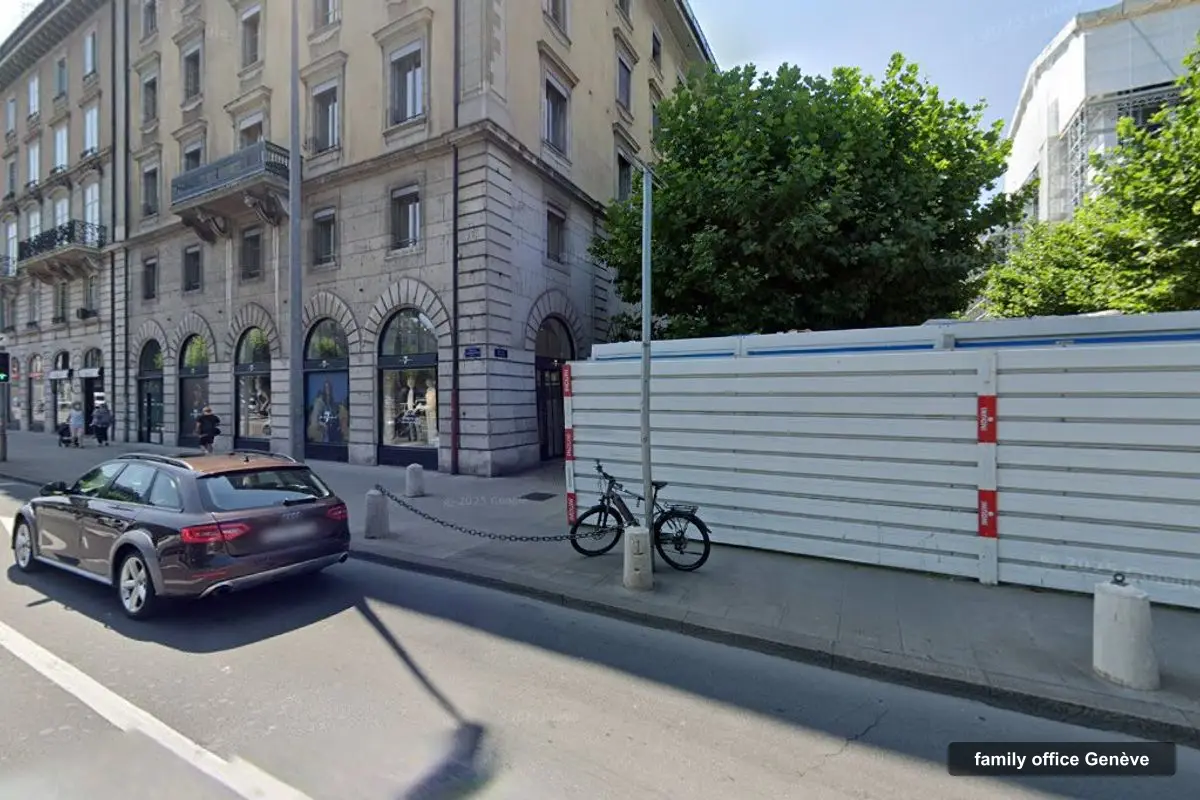 Immeuble des bureaux de Capland, place des Florentins 1 à Genève