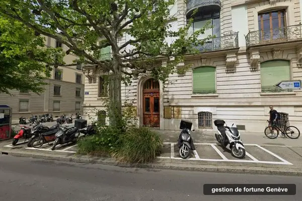 Immeuble des bureaux de Cdma, boulevard des Philosophes 17 à Genève