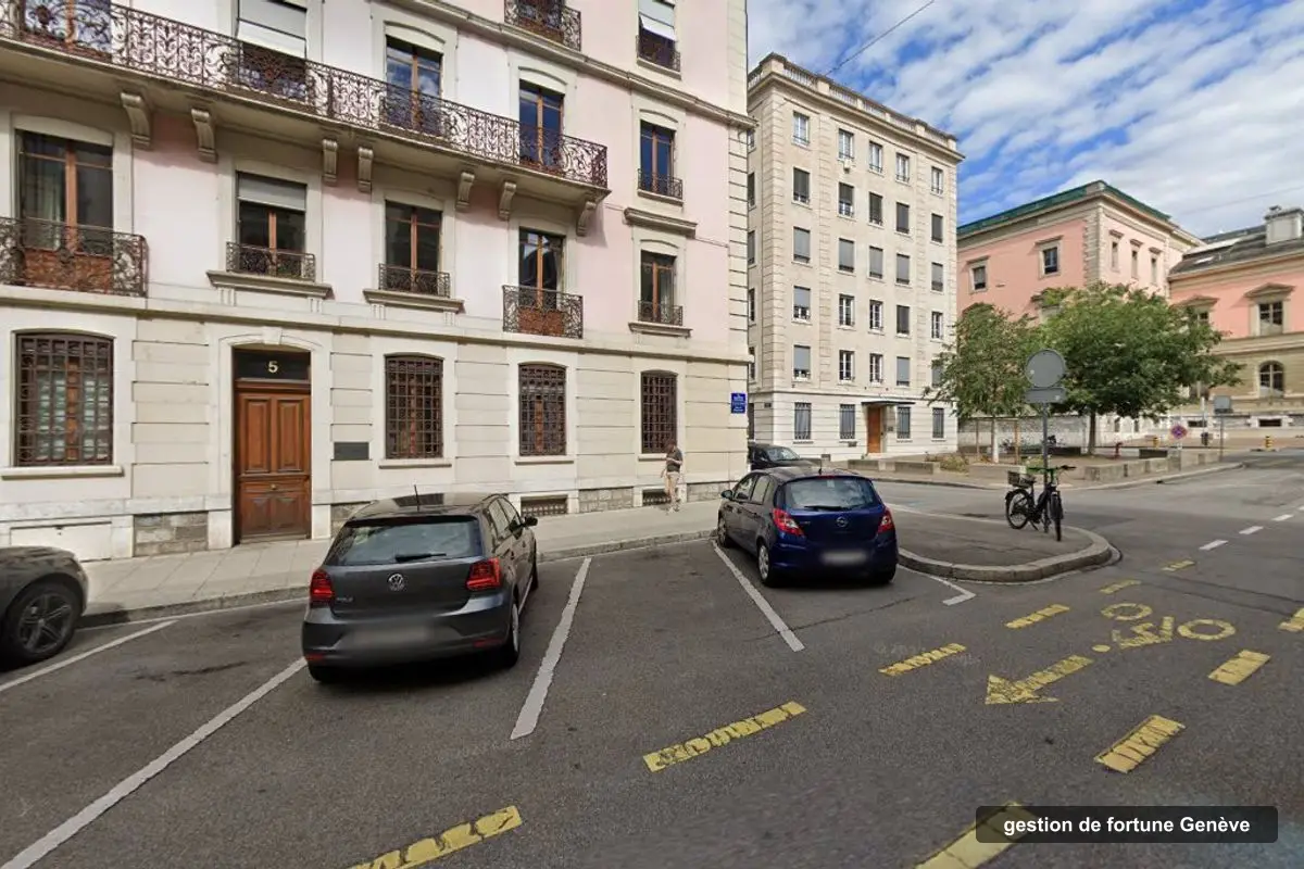 Immeuble des bureaux de CFG - Compagnie Financière Genevoise 1855, rue Kitty-Ponse 5 à Genève