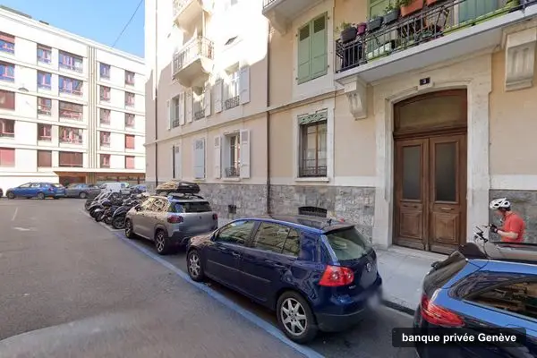Immeuble des bureaux de CIM Banque, rue Merle-d'Aubigné 16 à Genève