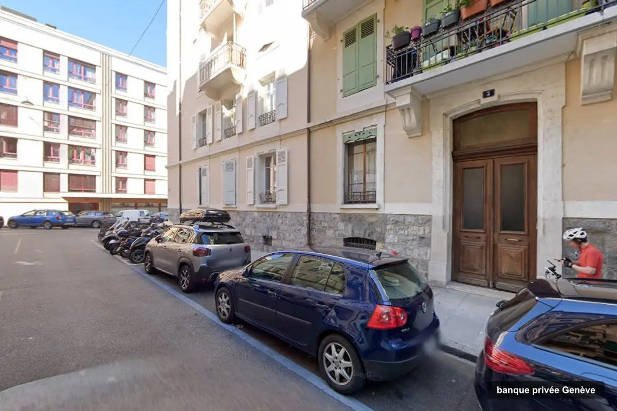 Immeuble des bureaux de CIM Banque, rue Merle-d'Aubigné 16 à Genève