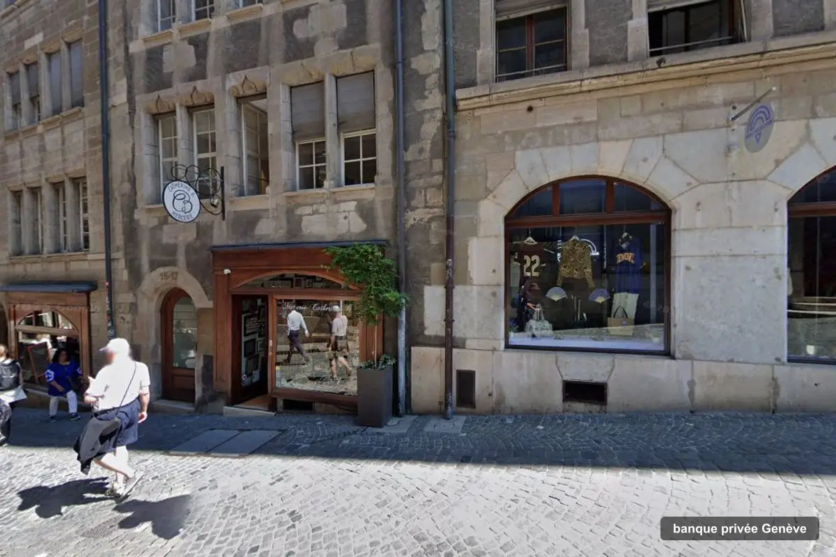 Immeuble des bureaux de Cité Gestion, rue de la Cité 15-17 à Genève