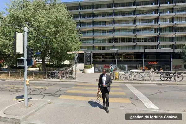 Immeuble des bureaux de Crescendo Capital, avenue de Champel 8C à Genève