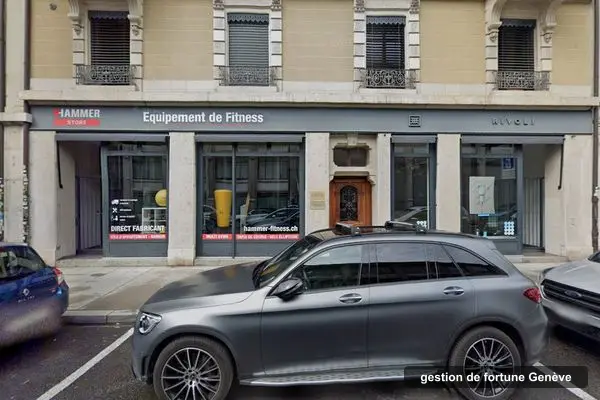 Immeuble des bureaux de Cristal Capital, rue de l'Arquebuse 14 à Genève