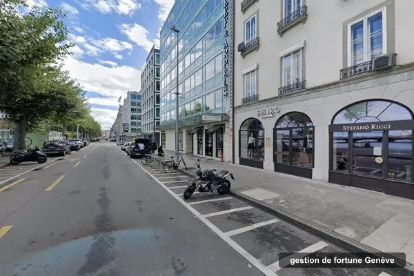 Immeuble des bureaux de Decalia, rue du Rhône 31 à Genève
