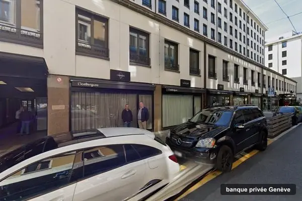 Immeuble des bureaux de Deutsche Bank (Suisse), Place des Bergues 3 à Genève