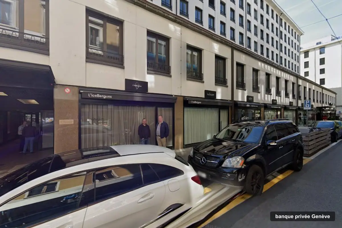 Immeuble des bureaux de Deutsche Bank (Suisse), Place des Bergues 3 à Genève
