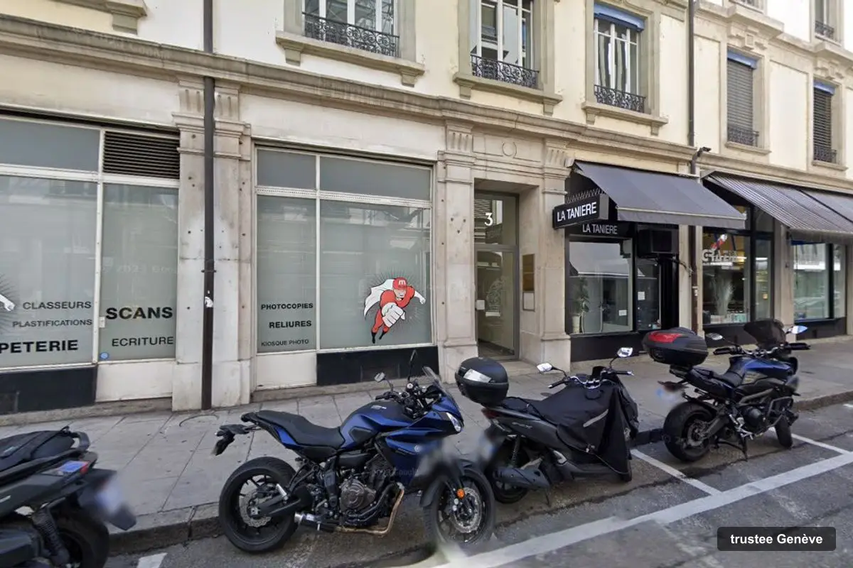 Immeuble des bureaux de Dixcart Trustees (Switzerland), rue du Port 3 à Genève
