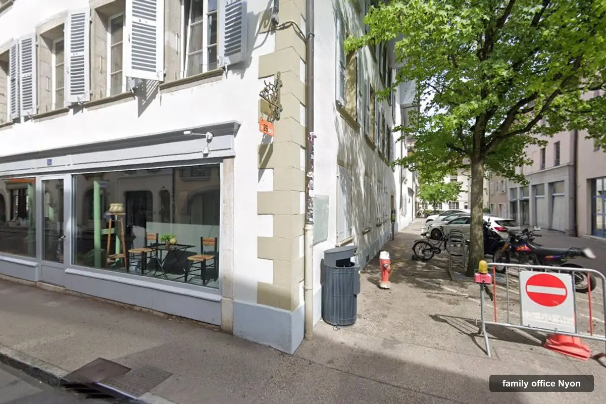 Immeuble des bureaux de Dmk Finance, Rue Nicole 3 à Nyon