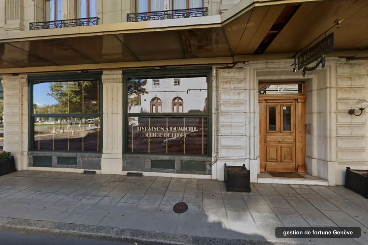 Immeuble des bureaux de Dôme Capital Partners, boulevard du Théâtre 12 à Genève