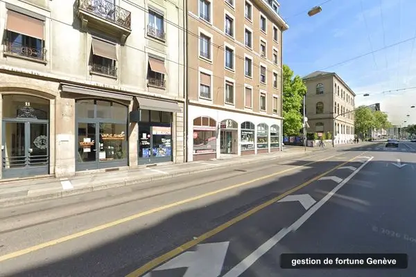 Immeuble des bureaux de Doral Financial Advisors, boulevard James-Fazy 13 à Genève