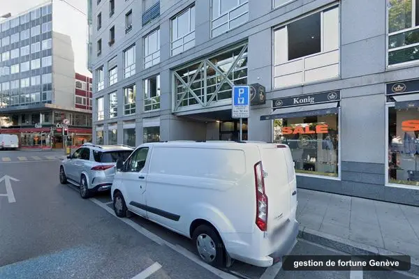 Immeuble des bureaux de EMC Gestion de Fortune, Place des Alpes 2 à Genève