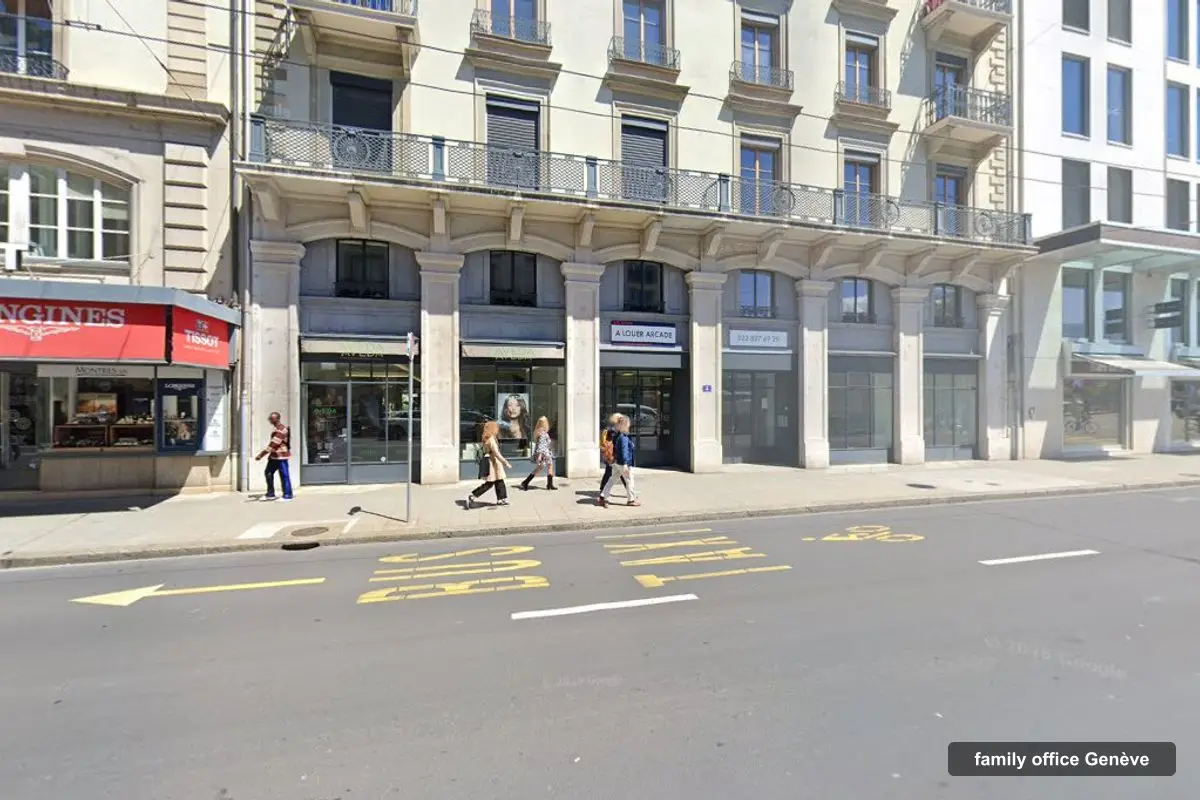 Immeuble des bureaux de FCS Alliance, Rue du Mont-Blanc 4 à Genève