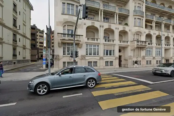 Immeuble des bureaux de Finsight, quai du Mont-Blanc 27 à Genève