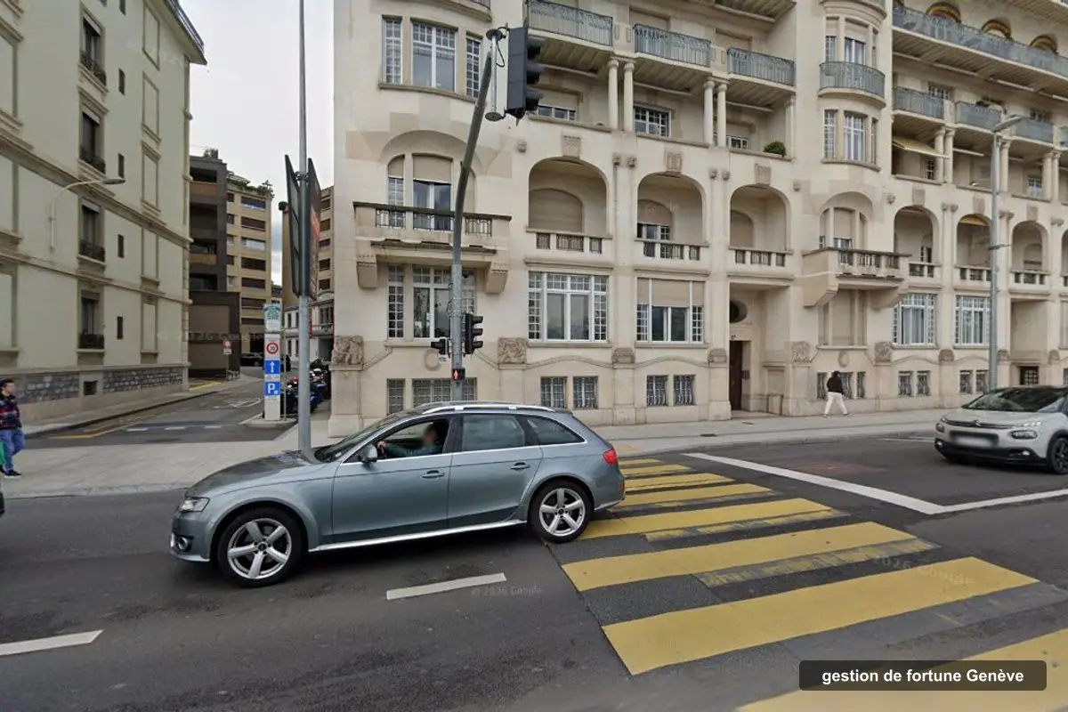 Immeuble des bureaux de Finsight, quai du Mont-Blanc 27 à Genève