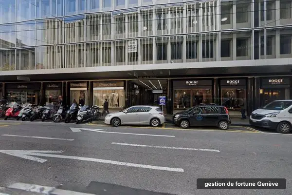 Immeuble des bureaux de FLORNOY & Associés Gestion Genève, Rue du Rhône 116 à Genève