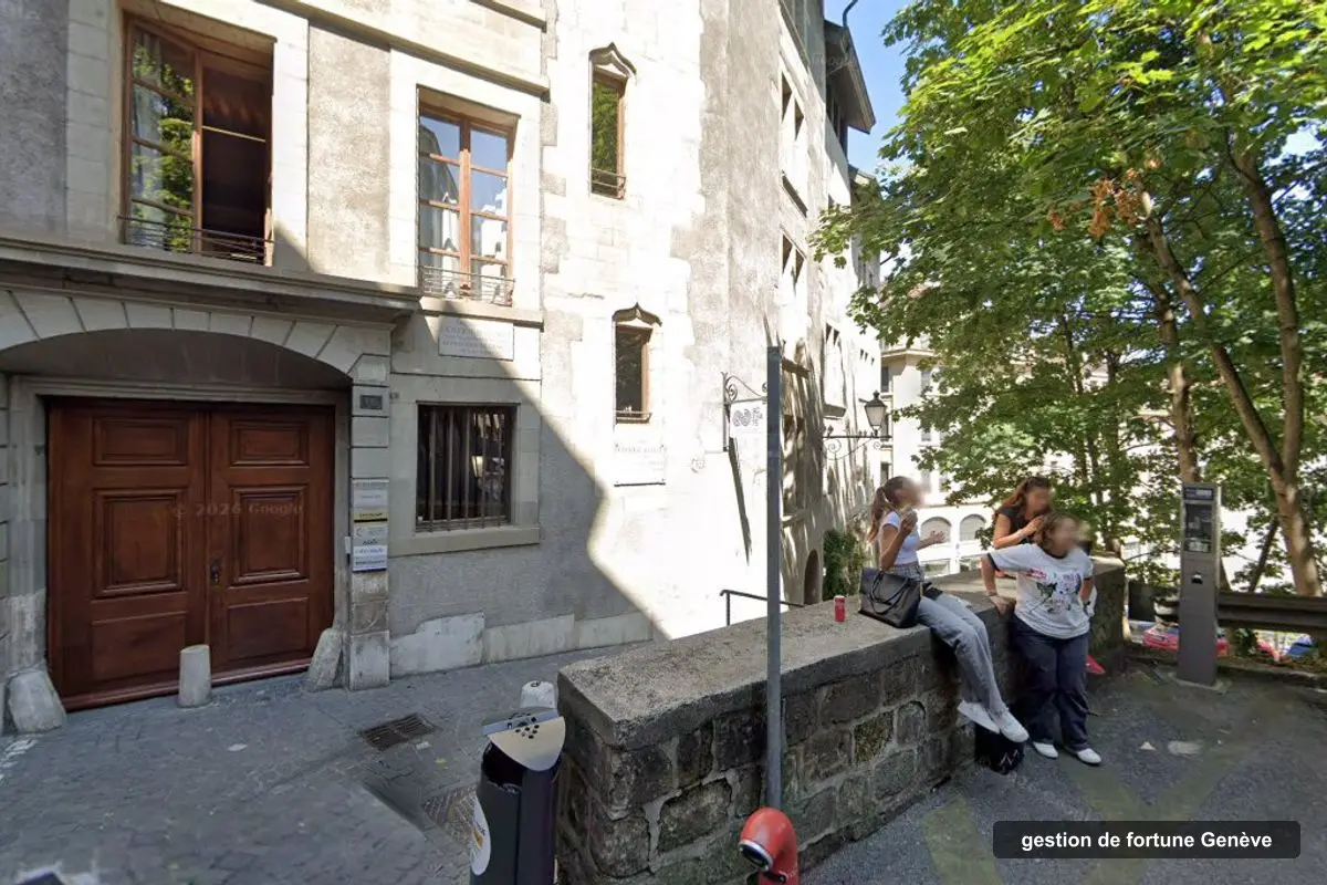 Immeuble des bureaux de GAMA Asset Management, Rue de la Pélisserie 16 à Genève
