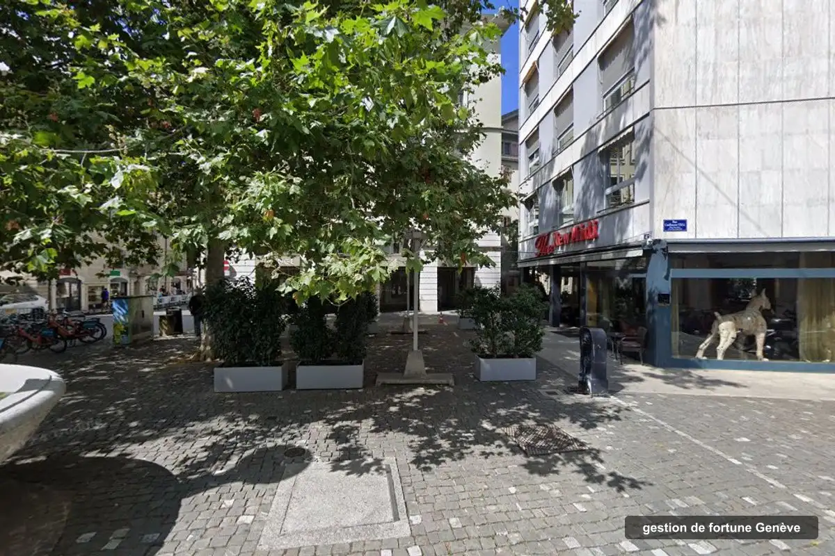 Building of Genève Invest's offices, place Ruth-Bösiger 6, Genève