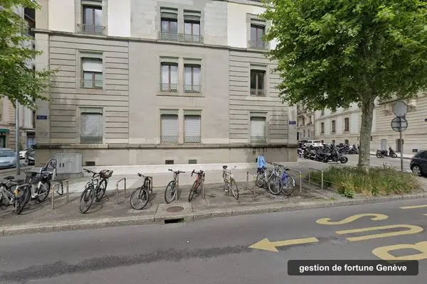 Immeuble des bureaux de Global Wealth Advisors & Associés, Rue Saint-Léger 2BIS à Genève