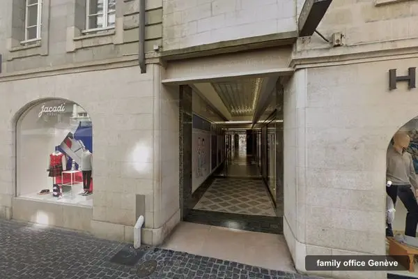 Immeuble des bureaux de GVAdvisors, Rue de la Croix-d'Or 19 A à Genève