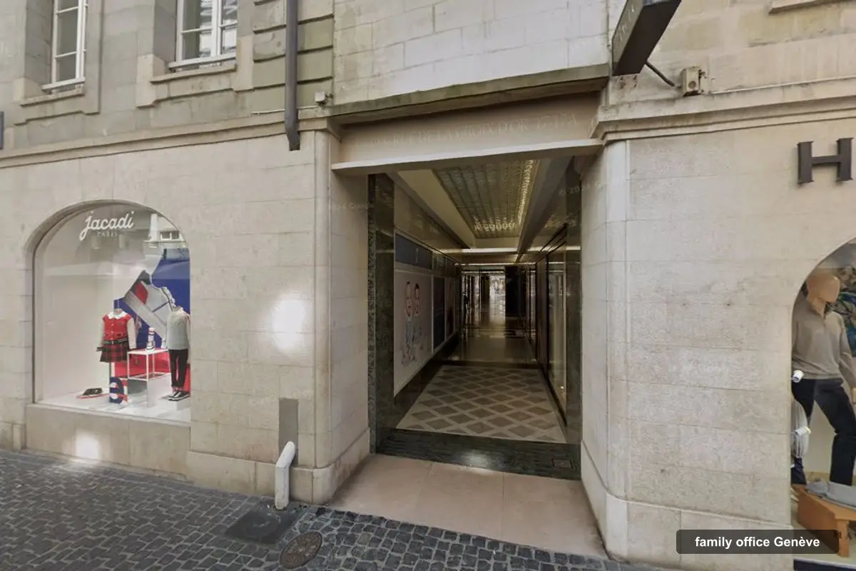 Immeuble des bureaux de GVAdvisors, Rue de la Croix-d'Or 19 A à Genève