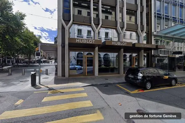Immeuble des bureaux de HBK Investments Advisory, Rue du Rhône 86 à Genève
