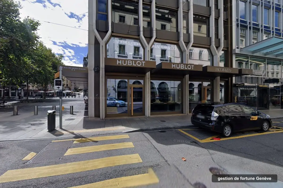 Immeuble des bureaux de HBK Investments Advisory, Rue du Rhône 86 à Genève