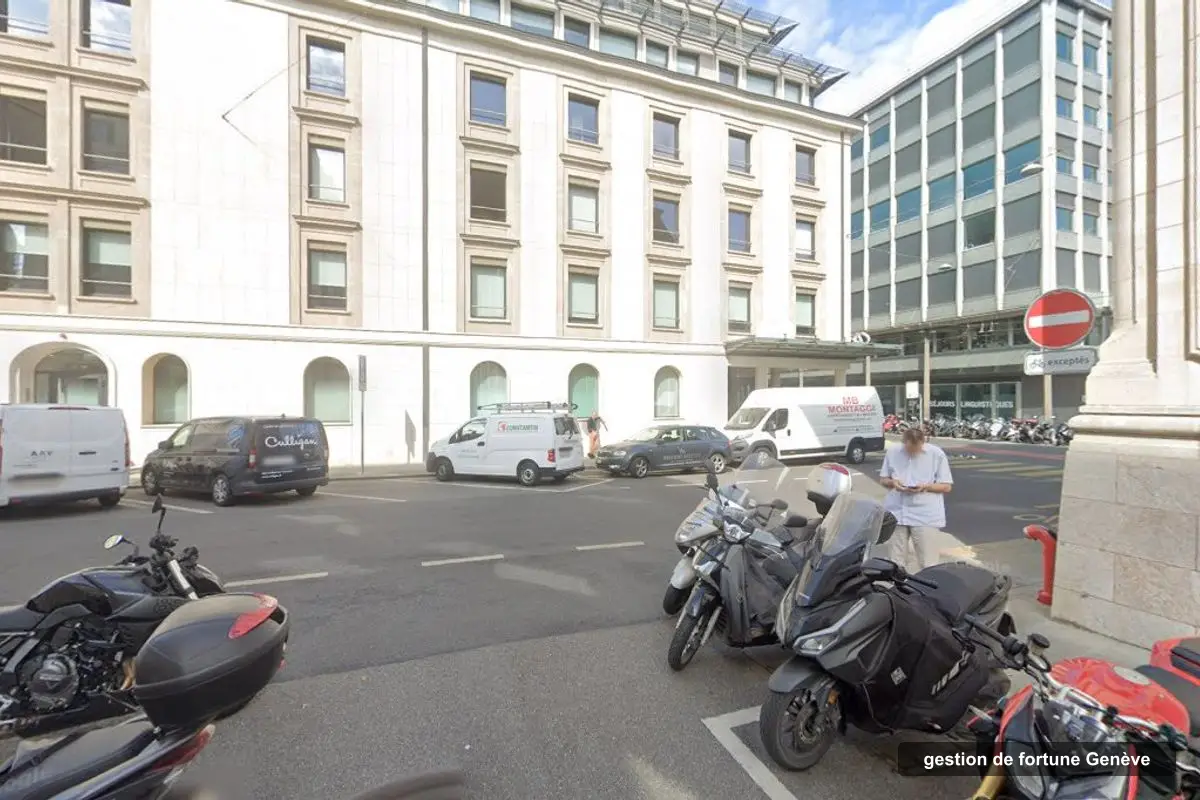 Building of Horizon Investment's offices, rue du Marché 18, Genève