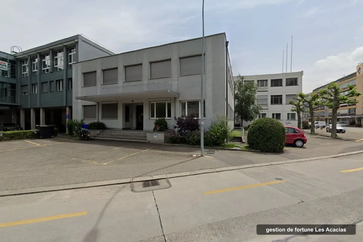 Building of I.D.F. Investment and Development Financing's offices, Route des Jeunes 5 a, Les Acacias