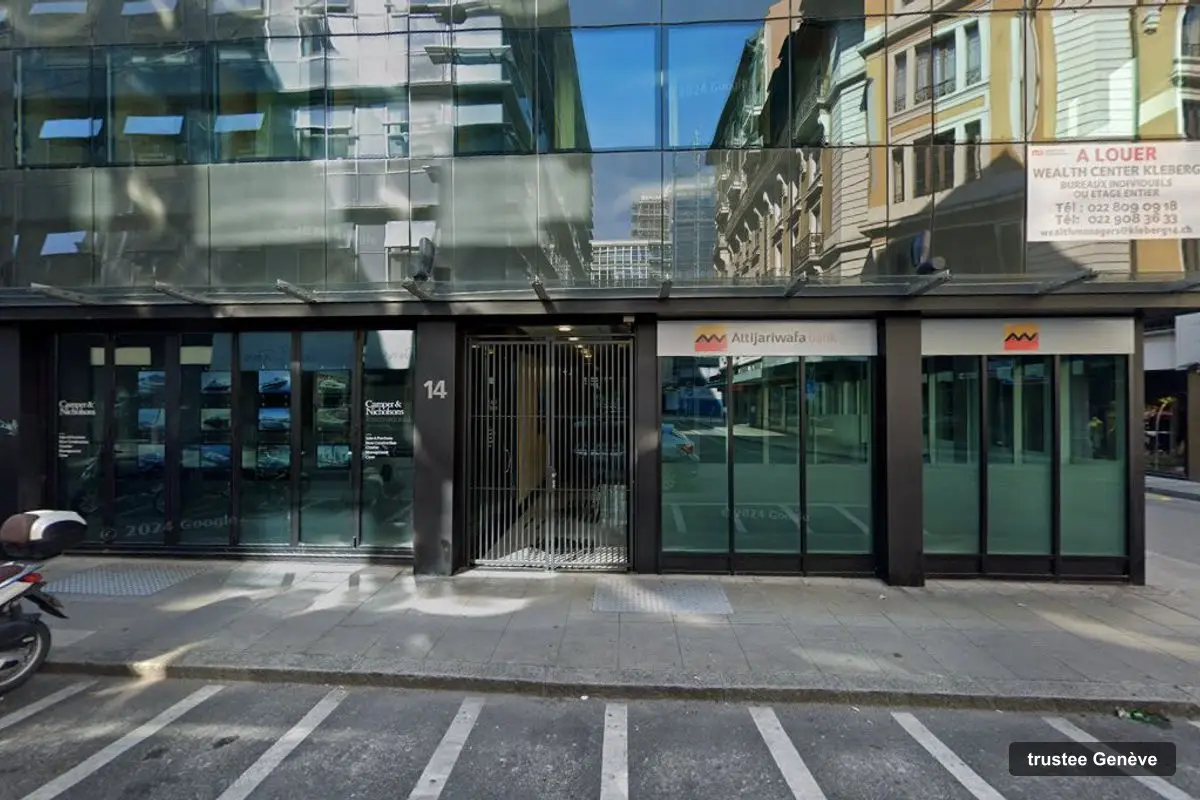Immeuble des bureaux de Imperium Trustees, Rue Kléberg 14 à Genève