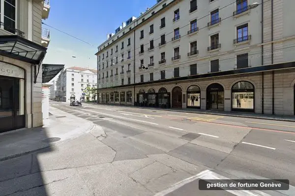 Immeuble des bureaux de JBG Capital, Rue du Rhône 49 à Genève