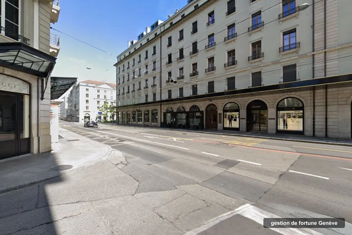 Immeuble des bureaux de JBG Capital, Rue du Rhône 49 à Genève