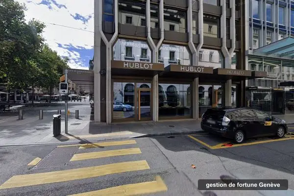 Immeuble des bureaux de LF Finance (Suisse), Rue du Rhône 86 à Genève