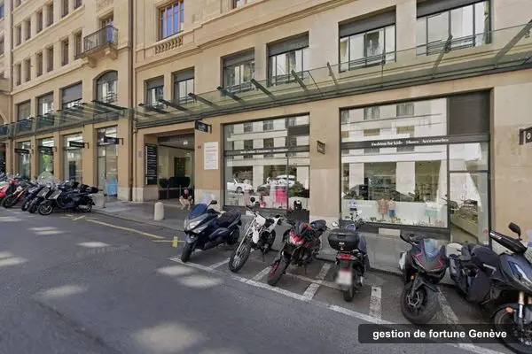 Immeuble des bureaux de Mencey Capital Management, Quai des Bergues 23 à Genève